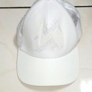 Express cap white trucker